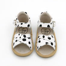 Load image into Gallery viewer, Madison Sandal - Dalmation Print
