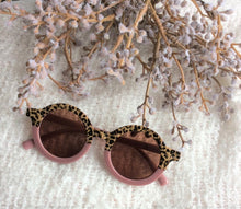 Load image into Gallery viewer, Pink Leopard Sunglasses
